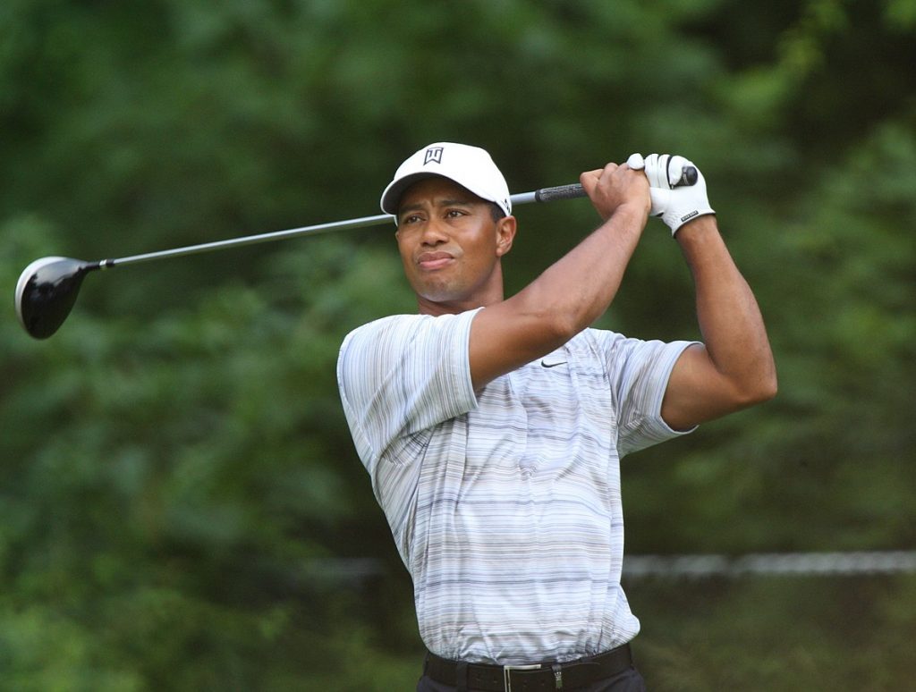Tiger Woods (2007). Image from Wikimedia